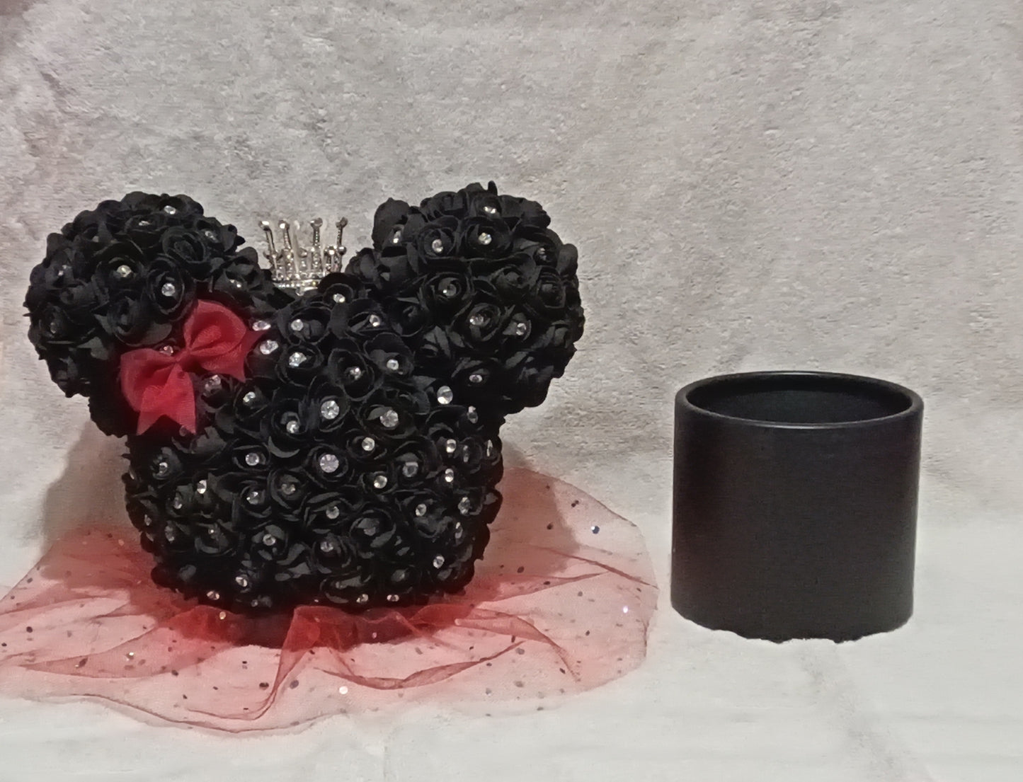 Boîte à Secret ornée d'une tête en fleur