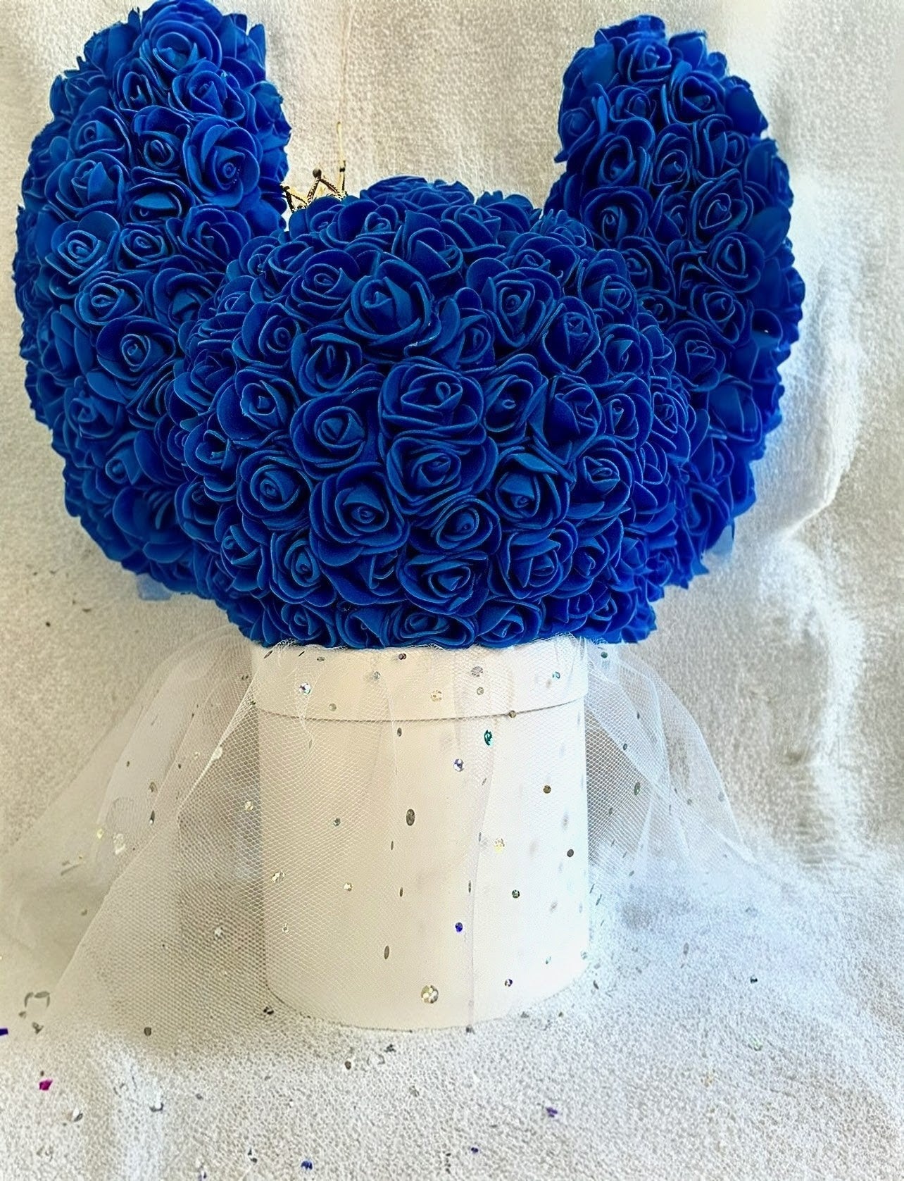 Boîte à Secret ornée d'une tête en fleur